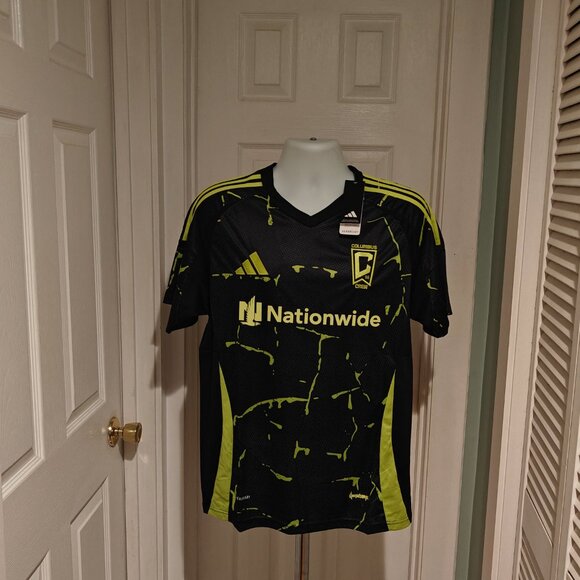Adidas Columbus Crew Away Jersey 24/25 NWT Men's Sizes S - XL Black MLS Soccer - Picture 2 of 16